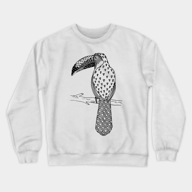 Toucan Print Crewneck Sweatshirt by B-ARTIZAN